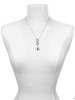 Silver Plated Domed Hip Hop Handstand Dance - Custom Engraved Infinity Toggle Necklace