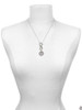 Stainless Steel Carpe Diem - Seize the Day Disc with Border - Custom Engraved Infinity Toggle Necklace