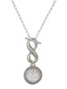 Stainless Steel Disc You Are More Loved - Custom Engraved Infinity Toggle Necklace: Personalized Jewelry Gift - Names, Initials, Dates, Bible Verses