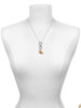 Gold-tone Class of 2028 Heart - Custom Engraved Infinity Toggle Necklace