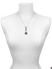 Silver Plated Medical Assistant Caduceus Seal - MA - Custom Engraved Infinity Toggle Necklace