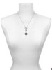 Silver Plated Doctor Caduceus Seal - MD - Custom Engraved Infinity Toggle Necklace