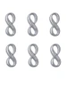 Resin Small 3-D Happy Face - Custom Engraved Infinity Toggle Necklace Jewelry Ideas and Examples