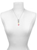 Resin Pink Cupcake with White Frosting - Custom Engraved Infinity Toggle Necklace