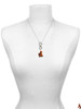 Resin Brown Pony - Custom Engraved Infinity Toggle Necklace