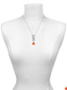 Resin Funny Boo! Pumpkin - Custom Engraved Infinity Toggle Necklace