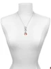 Resin Penguin with Red Scarf - Custom Engraved Infinity Toggle Necklace