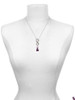 Resin Purple Dragon Darling - Custom Engraved Infinity Toggle Necklace