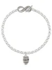 Silver Plated Love Forever Spinner - Custom Engraved Infinity Toggle Bracelet: Personalized Jewelry Gift - Names, Initials, Dates, Bible Verses