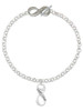 God's Love Infinity Sign - Custom Engraved Infinity Toggle Bracelet: Personalized Jewelry Gift - Names, Initials, Dates, Bible Verses