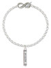 Always My Sister Bar - Custom Engraved Infinity Toggle Bracelet: Personalized Jewelry Gift - Names, Initials, Dates, Bible Verses