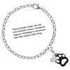 Silver Plated Horizontal Year 2027 - Silver Plated Clip on Charm with Mini Year 2025 shown added to a chain bracelet Jewelry Ideas and Examples