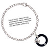 Silver Plated Class of 2028 - Silver Plated Clip on Charm with Mini Year 2025 shown added to a chain bracelet Jewelry Ideas and Examples