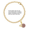 Gold-tone Class of 2027 Heart - Gold-tone Plated Clip on Charm with Mini Year 2025 Jewelry Ideas and Examples
