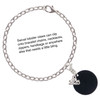 Silver Plated Love Pickleball - Silver Plated Clip on Charm with Mini Year 2025 shown added to a chain bracelet