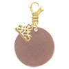 Acrylic 7/8" Disc Rose Gold-tone - Gold-tone Plated Clip on Charm with Mini Year 2025: Year to Remember Jewelry Gift - Celebrations
