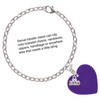 Silver Plated Antiqued Round Seal - Initial - F - Silver Plated Clip on Charm with Mini Year 2025 shown added to a chain bracelet Jewelry Ideas and Examples