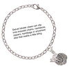 Silver Plated Large Rope with Cross Spinner - Silver Plated Clip on Charm with Mini Year 2025 Jewelry Ideas and Examples