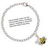 Silver Plated Large Enamel Bumble Bee - Silver Plated Clip on Charm with Mini Year 2025 Jewelry Ideas and Examples