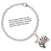 Silver Plated Music Sheet with Hearts - Silver Plated Clip on Charm with Mini Year 2025 Jewelry Ideas and Examples
