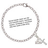 Silver Plated Simple Plain Small Cross - Silver Plated Clip on Charm with Mini Year 2025 Jewelry Ideas and Examples