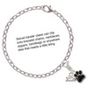 Silver Plated Small Black Paw - Silver Plated Clip on Charm with Mini Year 2025 Jewelry Ideas and Examples