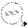 Silver Plated Small Black Megaphone - Silver Plated Clip on Charm with Mini Year 2025 Jewelry Ideas and Examples