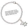 Silver Plated Star Of David - Silver Plated Clip on Charm with Mini Year 2025 Jewelry Ideas and Examples