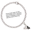 Silver Plated Black Number - 4 - Silver Plated Clip on Charm with Mini Year 2025 Jewelry Ideas and Examples