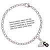 Silver Plated Black Number - 6 - Silver Plated Clip on Charm with Mini Year 2025 Jewelry Ideas and Examples