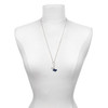 Silver Plated Blue Texas with Red Heart - Silver Plated Clip on Charm with Mini Year 2025