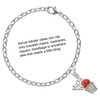 Silver Plated Basketball - Over Hoop - Silver Plated Clip on Charm with Mini Year 2025 Jewelry Ideas and Examples