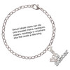 Silver Plated Lil Sister Cutout - Silver Plated Clip on Charm with Mini Year 2025 Jewelry Ideas and Examples