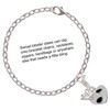 Silver Plated Music Note in Heart - Silver Plated Clip on Charm with Mini Year 2025 Jewelry Ideas and Examples