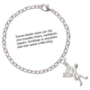 Silver Plated Cheerleader - Standing - Silver Plated Clip on Charm with Mini Year 2025 Jewelry Ideas and Examples