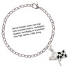 Silver Plated Checkered Race Flag - Silver Plated Clip on Charm with Mini Year 2025 Jewelry Ideas and Examples