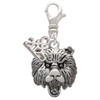 Silver Plated Large Bear - Mascot - Silver Plated Clip on Charm with Mini Year 2025: Year to Remember Jewelry Gift - Celebrations