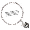 Silver Plated Large Bear - Mascot - Silver Plated Clip on Charm with Mini Year 2025 Jewelry Ideas and Examples