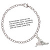 Silver Plated Winged Shoe - Mascot - Silver Plated Clip on Charm with Mini Year 2025 Jewelry Ideas and Examples
