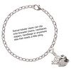 Silver Plated Small Panther - Mascot - Silver Plated Clip on Charm with Mini Year 2025 Jewelry Ideas and Examples