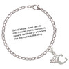 Silver Plated Large Initial - C - Silver Plated Clip on Charm with Mini Year 2025 Jewelry Ideas and Examples
