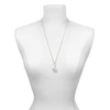 Silver Plated Large Initial - W - Silver Plated Clip on Charm with Mini Year 2025