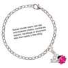 Silver Plated Mini Hot Pink Ladybug - Silver Plated Clip on Charm with Mini Year 2025 Jewelry Ideas and Examples