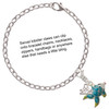 Silver Plated Blue Tropical Fish with Yellow Fins - Silver Plated Clip on Charm with Mini Year 2025 Jewelry Ideas and Examples