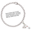 Silver Plated Bowling Pin - Silver Plated Clip on Charm with Mini Year 2025 Jewelry Ideas and Examples