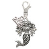 Silver Plated Mermaid - Silver Plated Clip on Charm with Mini Year 2025: Year to Remember Jewelry Gift - Celebrations