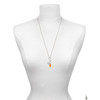 Silver Plated Christmas Lights - Hot Orange Resin - Silver Plated Clip on Charm with Mini Year 2025