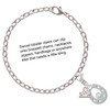 Silver Plated Horseshoe with Clear Crystal - Silver Plated Clip on Charm with Mini Year 2025 Jewelry Ideas and Examples