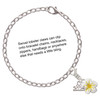 Silver Plated White and Yellow Flower - Silver Plated Clip on Charm with Mini Year 2025 Jewelry Ideas and Examples