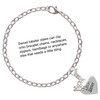 Silver Plated 3-D Little Sister Heart - Silver Plated Clip on Charm with Mini Year 2025 Jewelry Ideas and Examples
